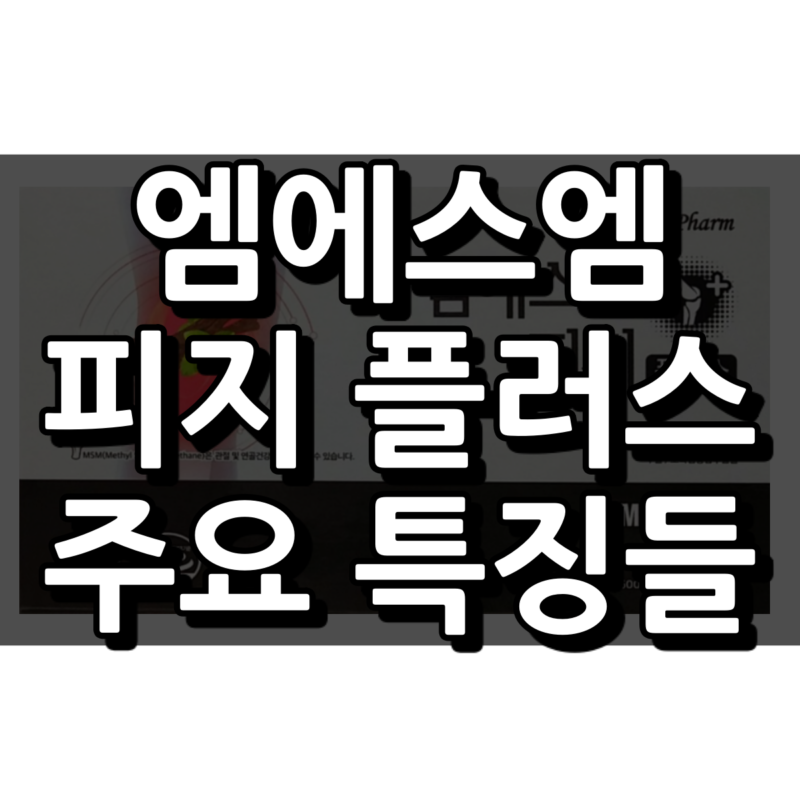 엠에스엠 피지 플러스 섬네일