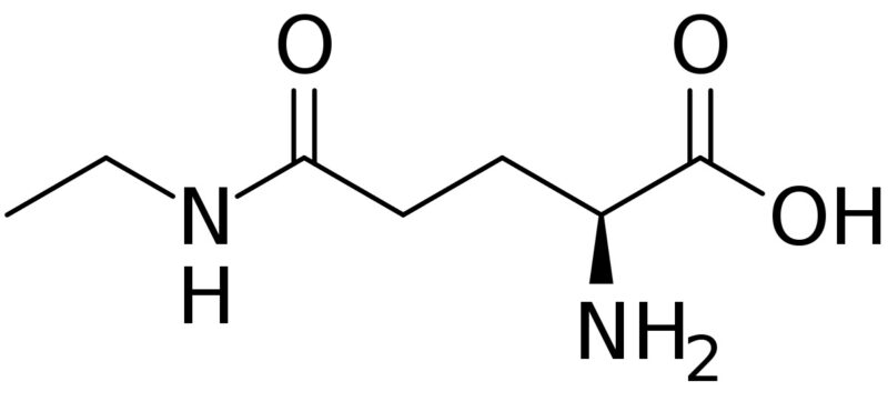 L-테아닌 화학구조
