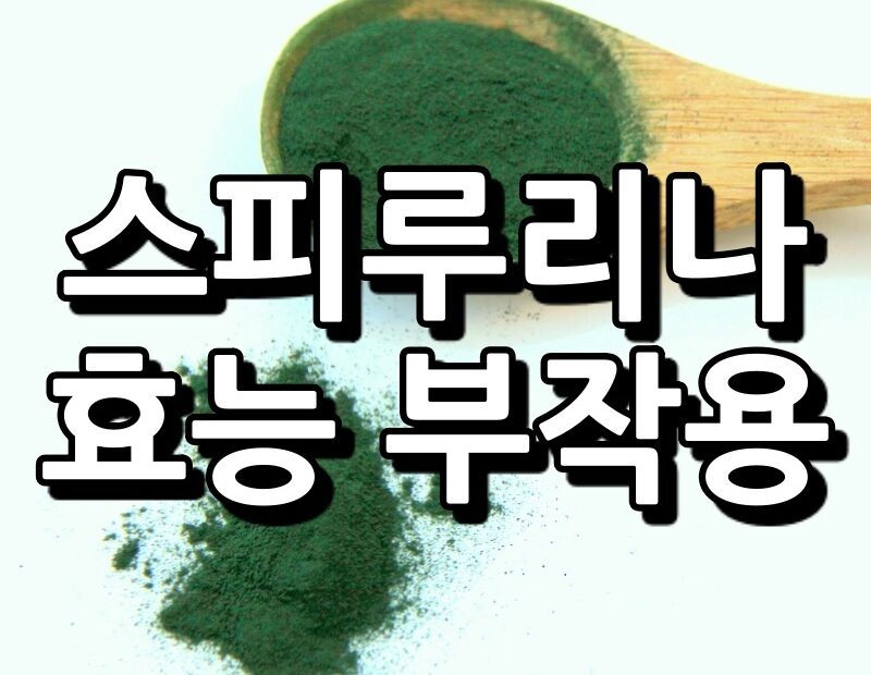 스피루리나 효능 부작용 섬네일