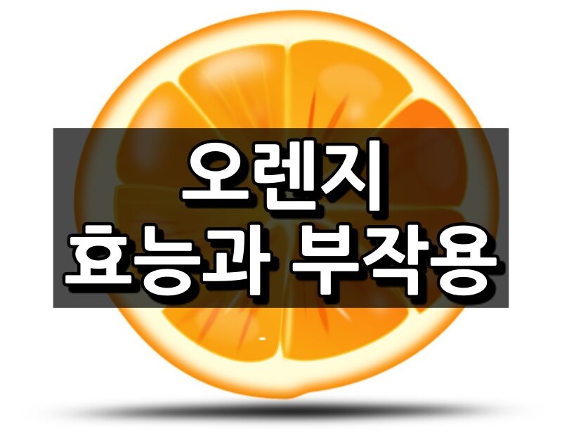 오렌지 효능과 부작용