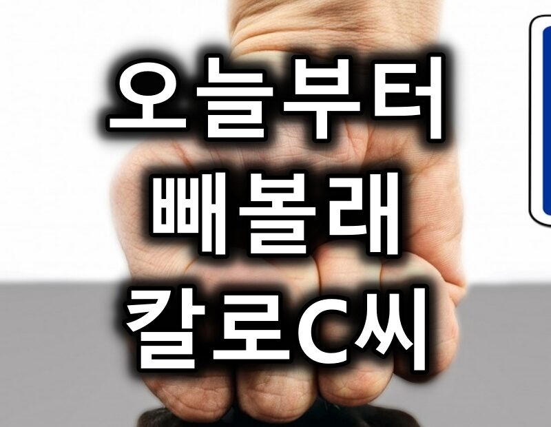 오늘부터 빼볼래-칼로C씨 섬네일