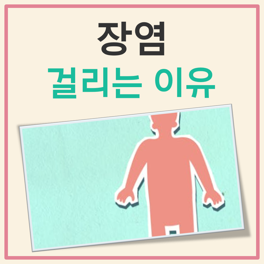 장염 걸리는 이유 정리(바이러스, 세균, 면역력, 사람간 접촉 등)