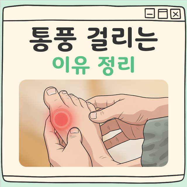 통풍 걸리는 이유 대표 이미지
